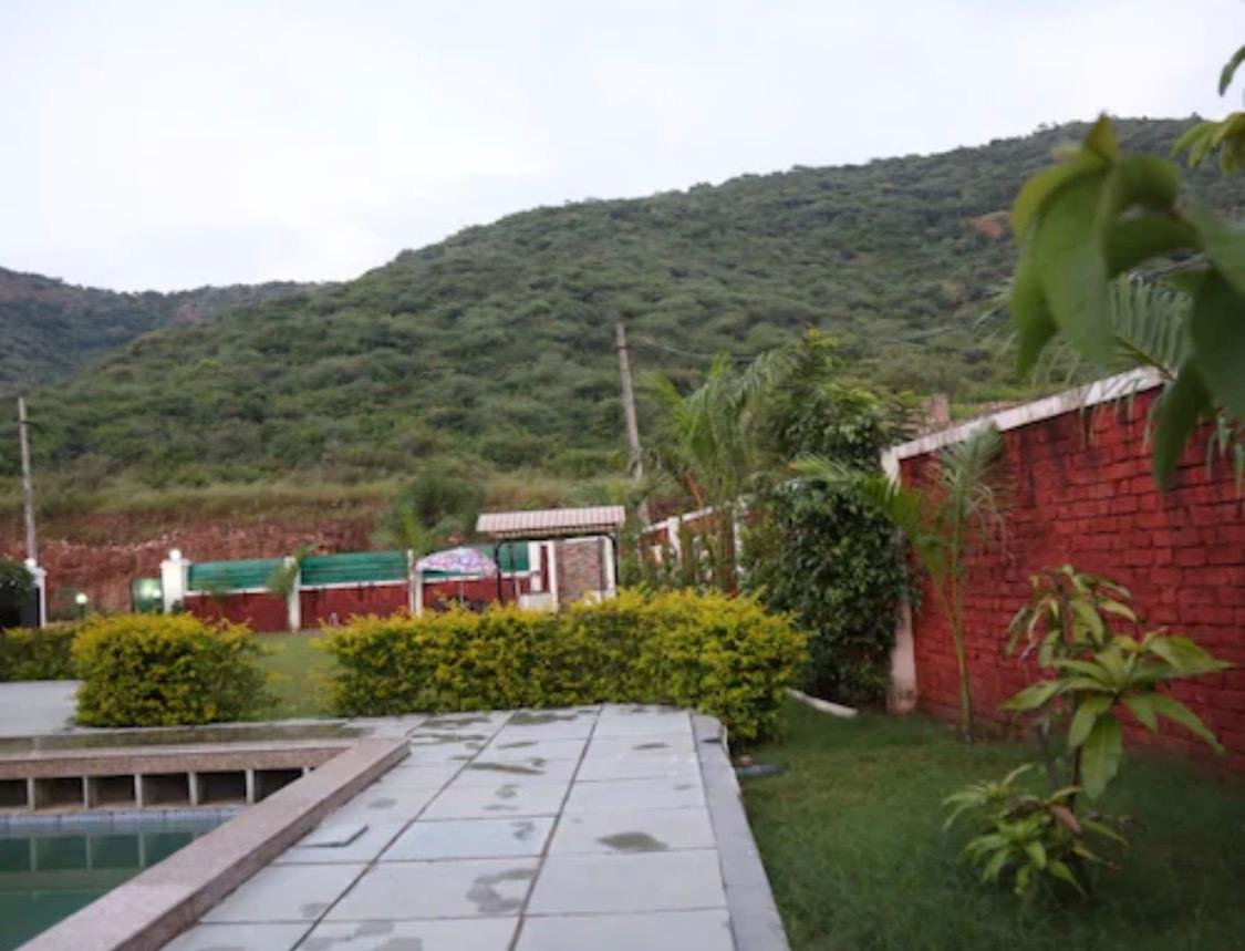 Scenic hill view from villa